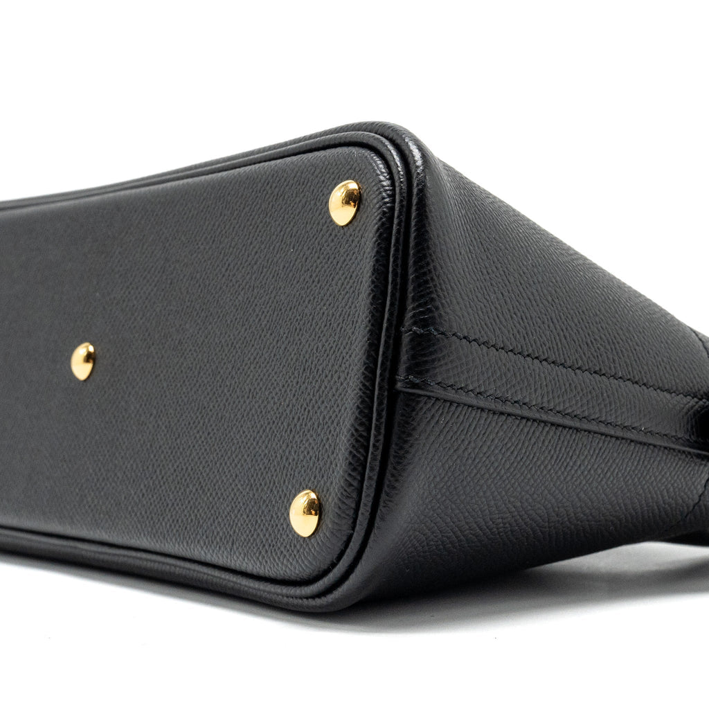 HERMES BOLIDE 27 EPSOM BLACK GHW