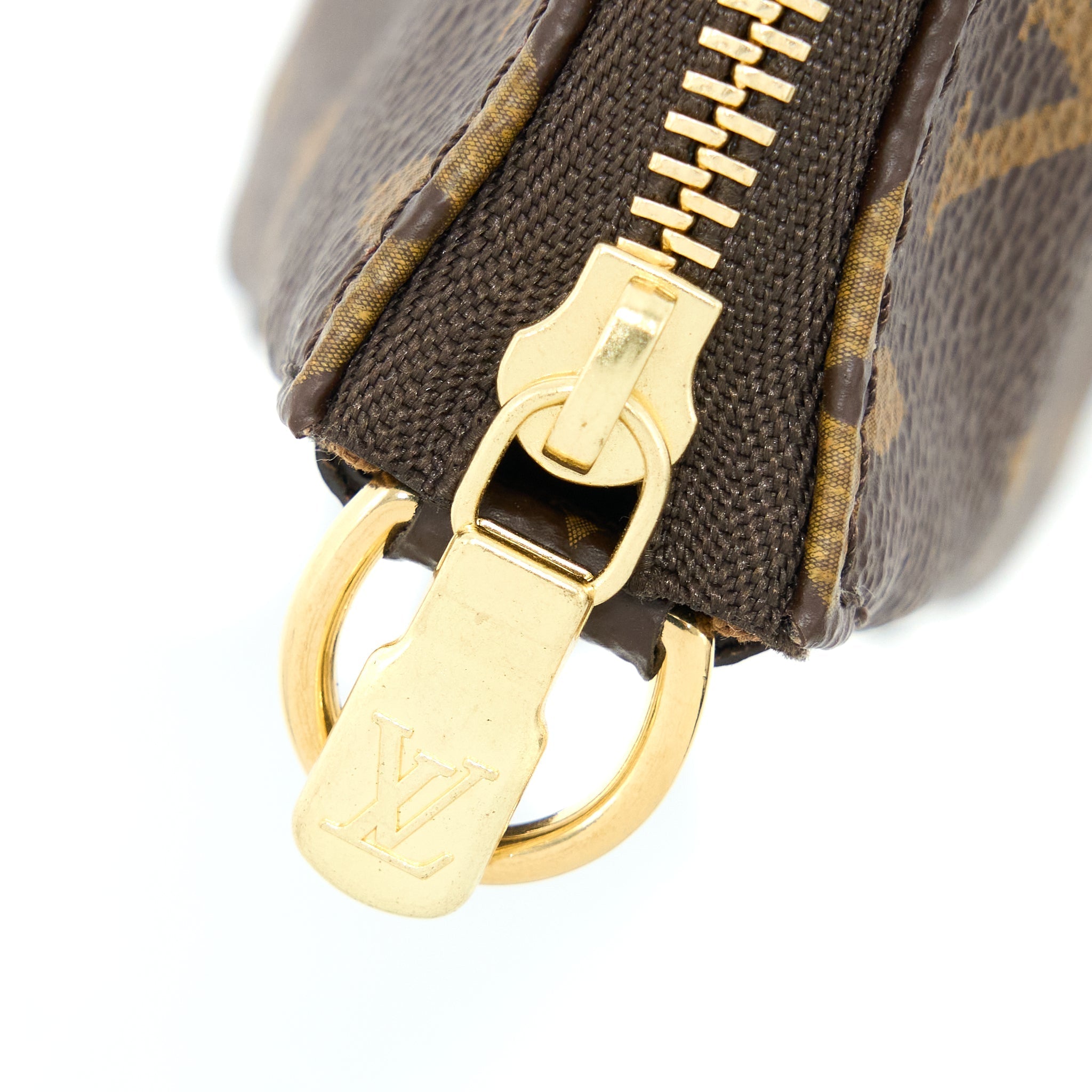 LOUIS VUITTON POCHETTE ACCESSORIES MONOGRAM CANVAS GHW