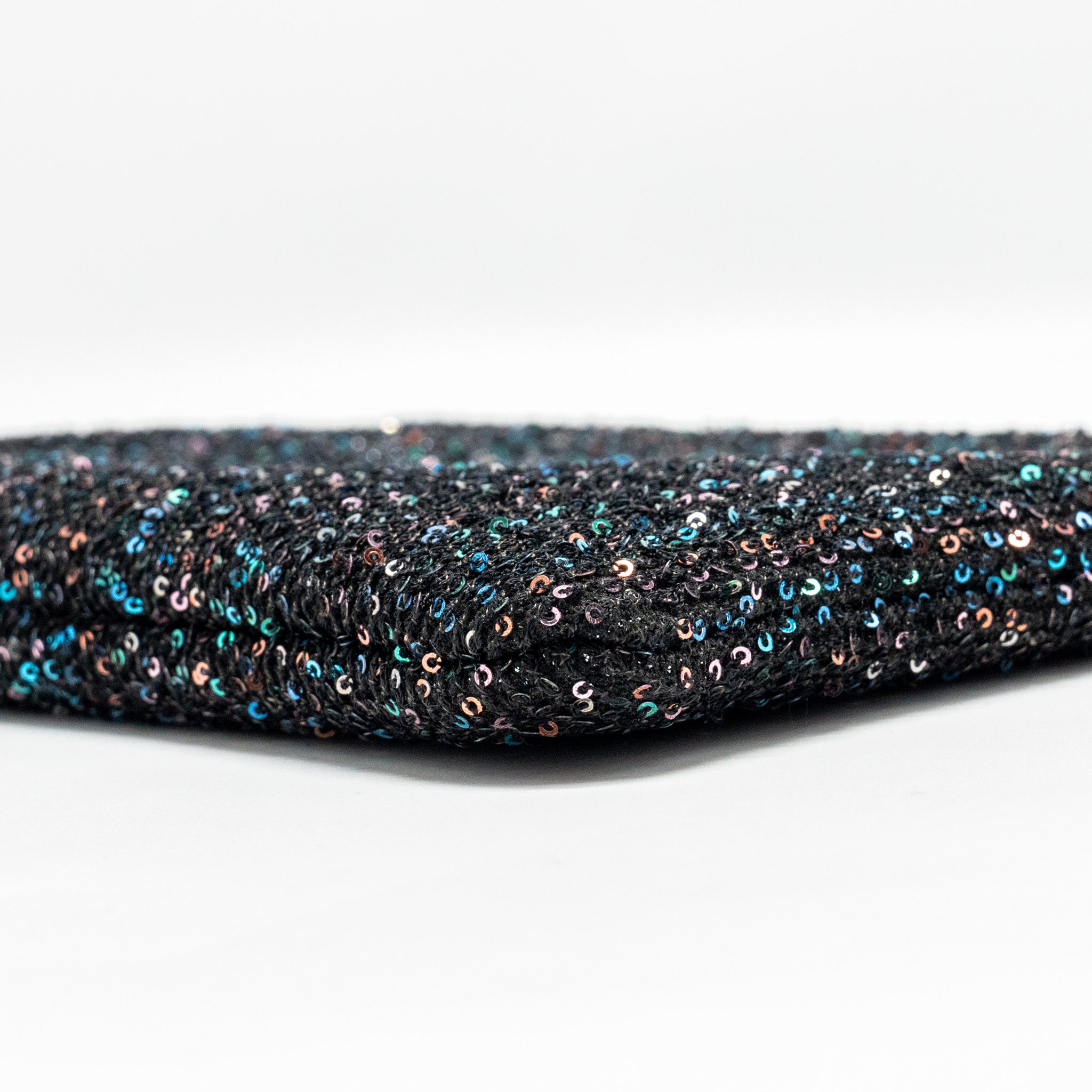 CHANEL 20A DEAUVILLE POUCH SEQUINS/CALFSKIN BLACK/MULTICOLOUR SHW