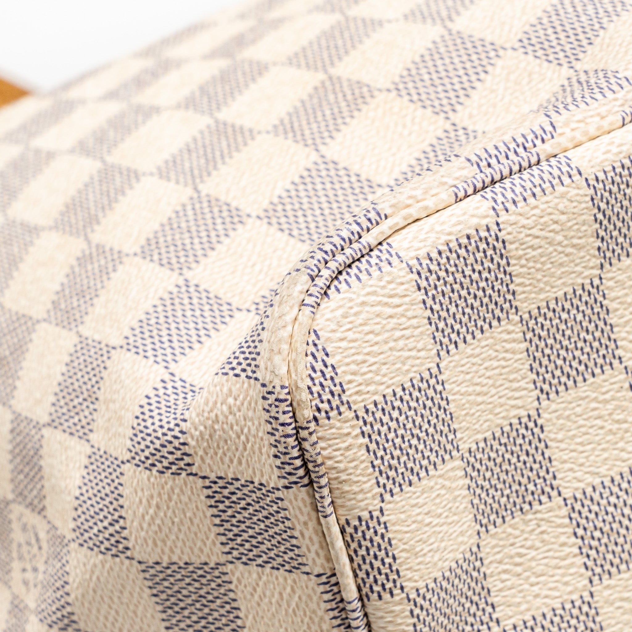 LOUIS VUITTON NEVERFULL GM DAMIER AZUR CANVAS GHW