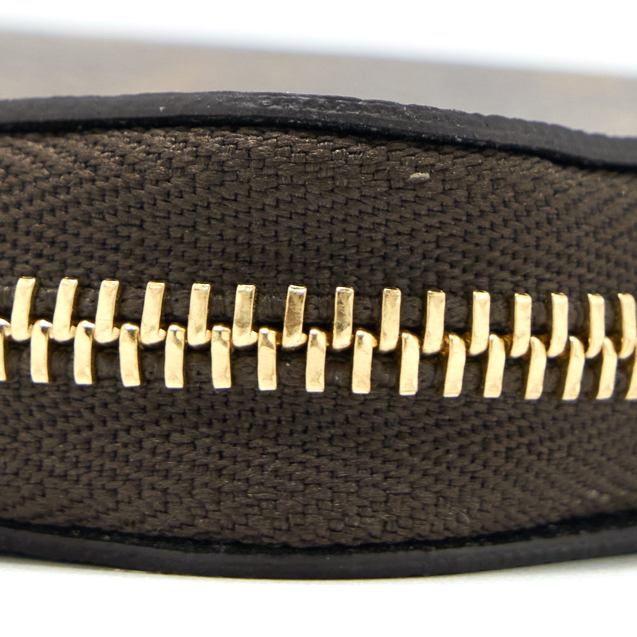 LOUIS VUITTON SMALL ZIP CARDHOLDER MONOGRAM CANVAS GHW