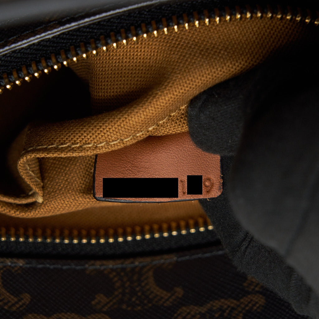CELINE SMALL VERTICAL CABAS IN TRIOMPHE CANVAS