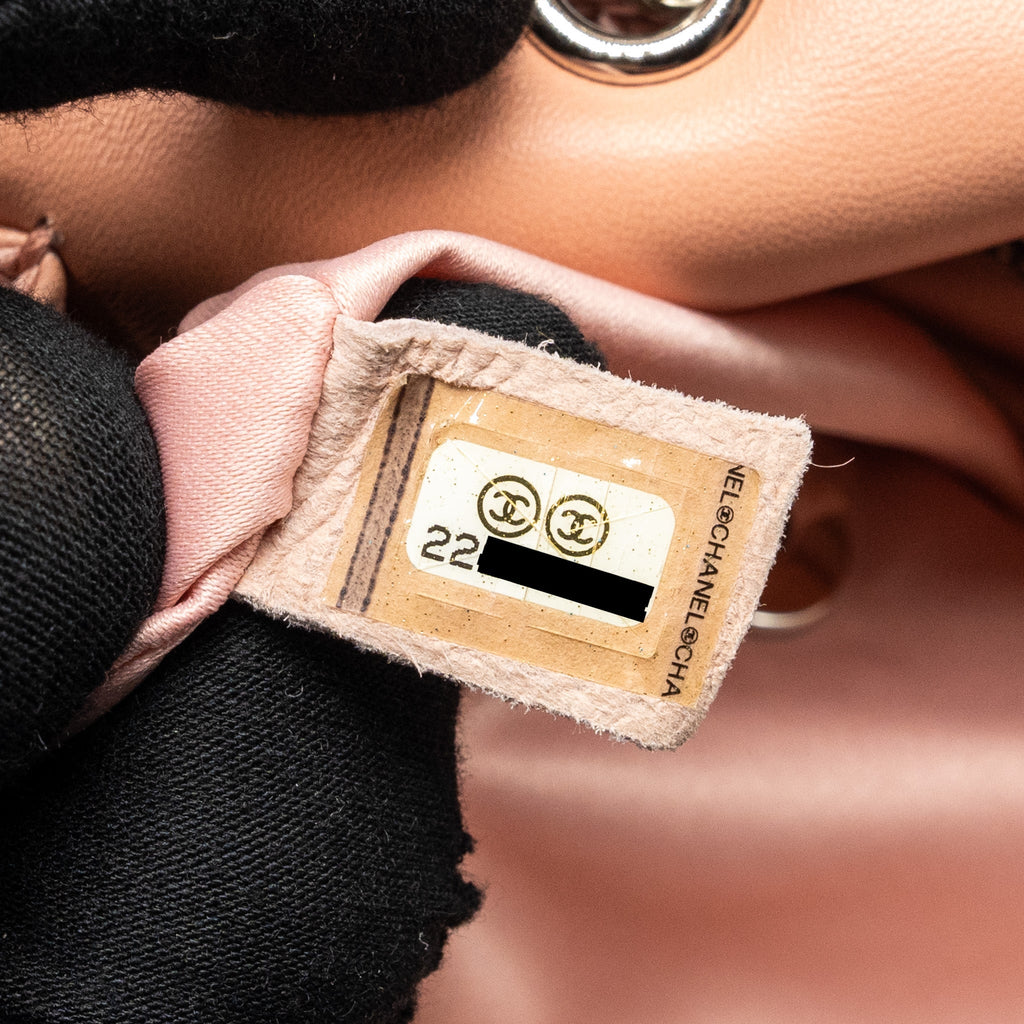 CHANEL CHEVRON MINI FLAP BAG SEQUIN PINK / MULTICOLOUR SHW