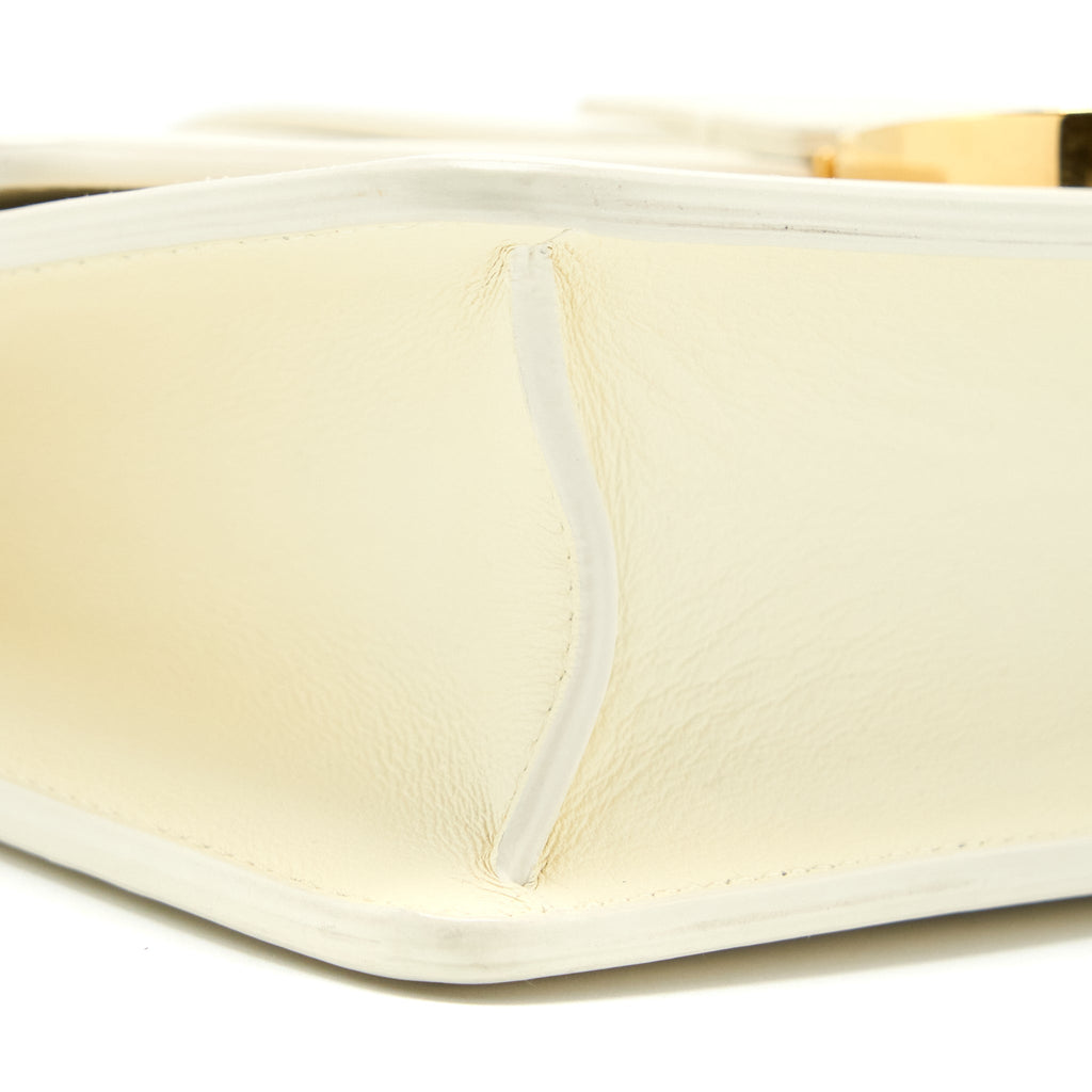 DIOR MEDIUM MONTAIGNE 30 BAG WHITE GHW