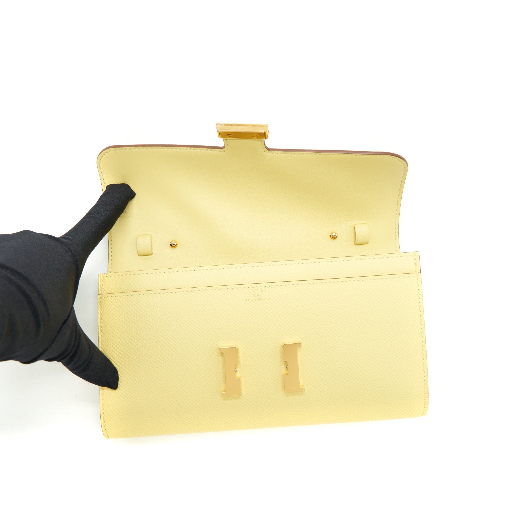 HERMES CONSTANCE TO GO EPSOM JAUNE POUSSIN GHW