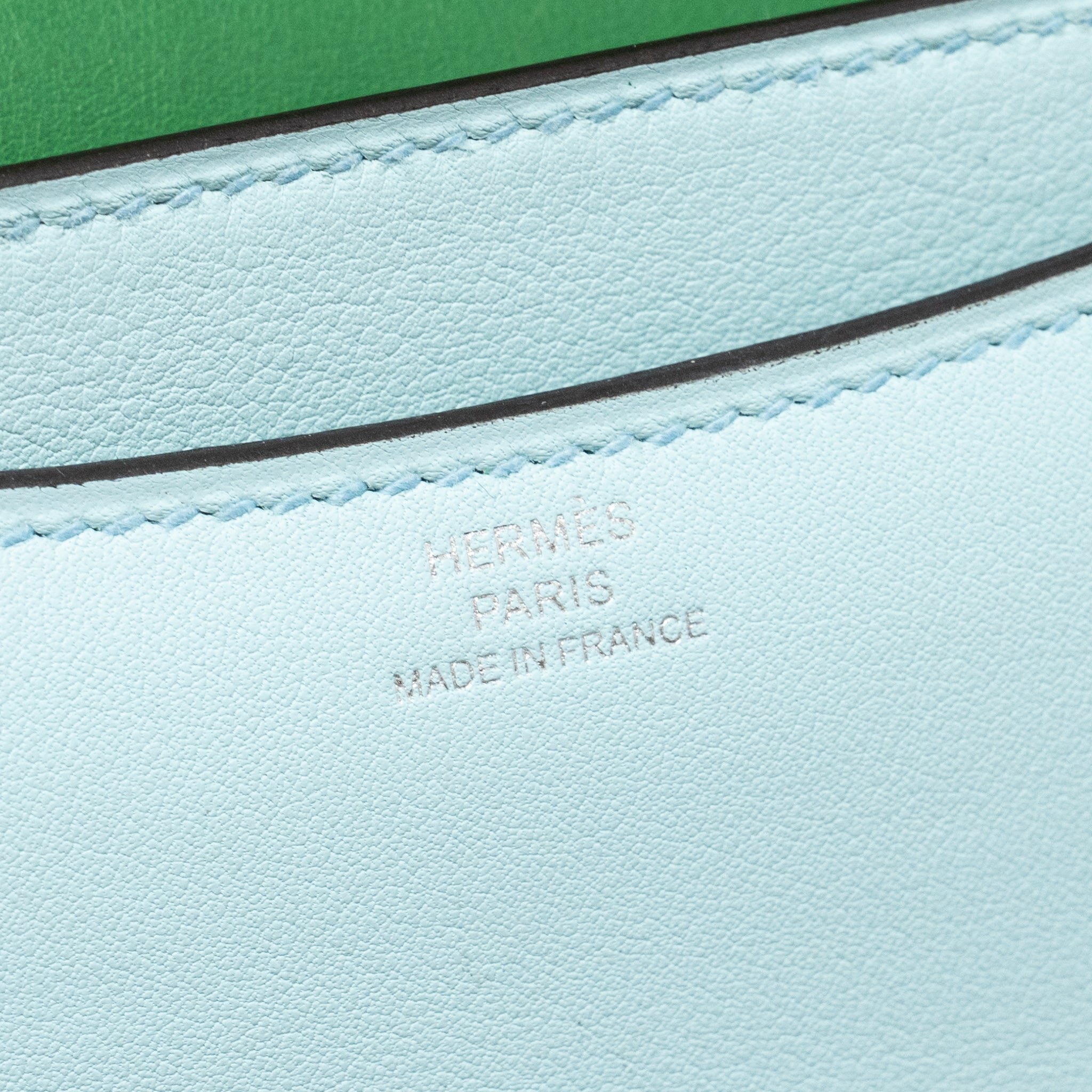 HERMES MINI CONSTANCE SWIFT BLUE ZEPHYR/CACTUS SHW