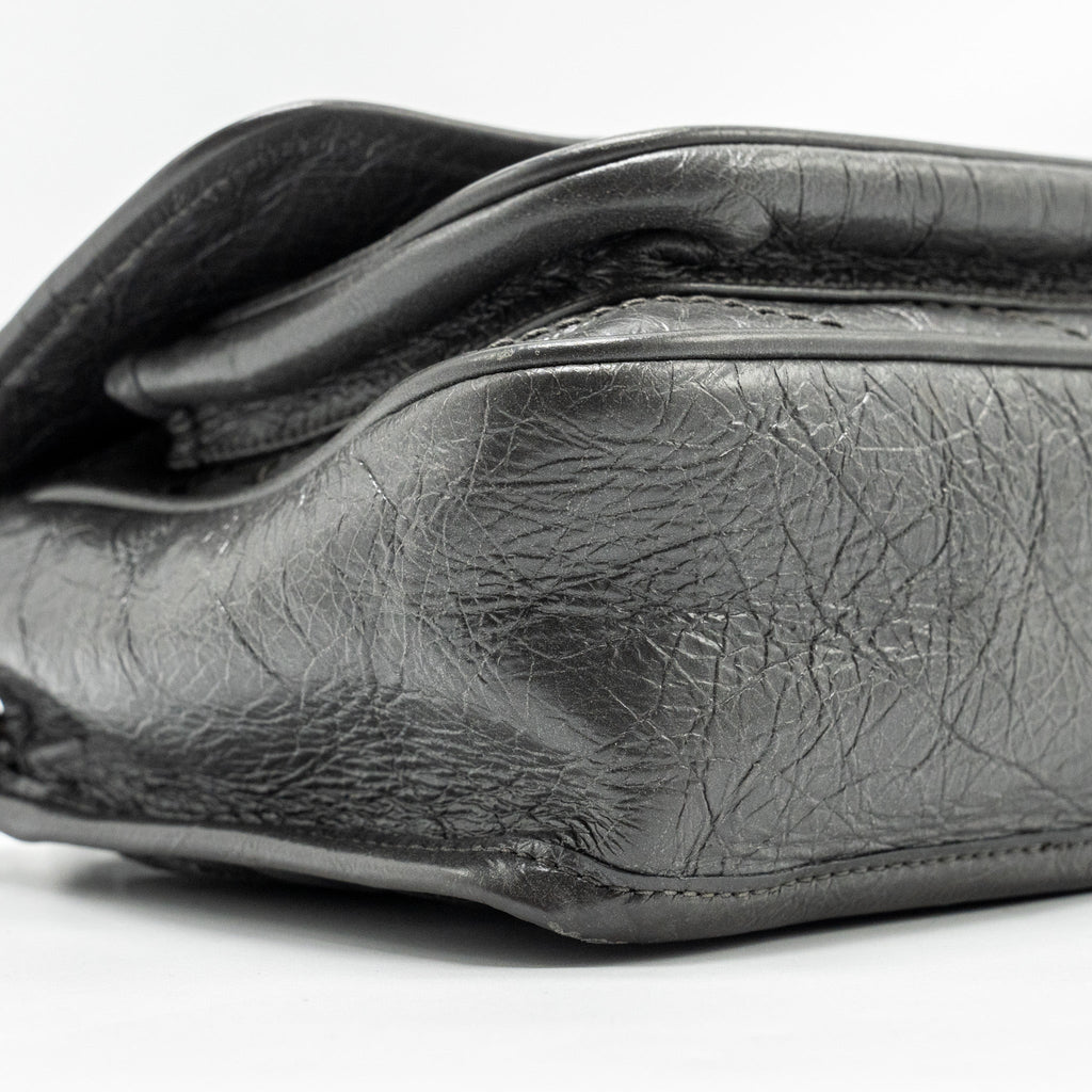 SAINT LAURENT NIKI BABY CALFSKIN GREY SHW