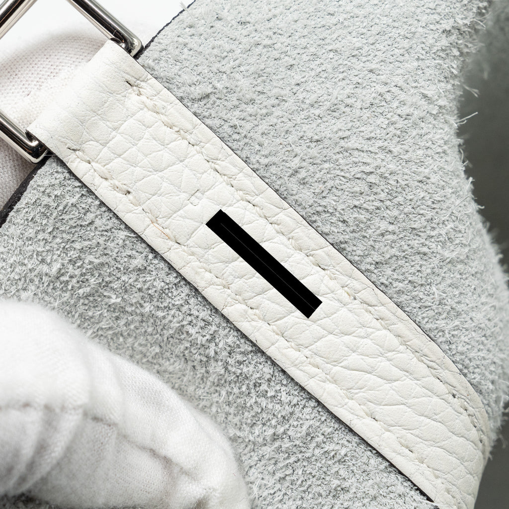 HERMES PICOTIN 18 LOCK BAG CLEMENCE NEW WHITE SHW
