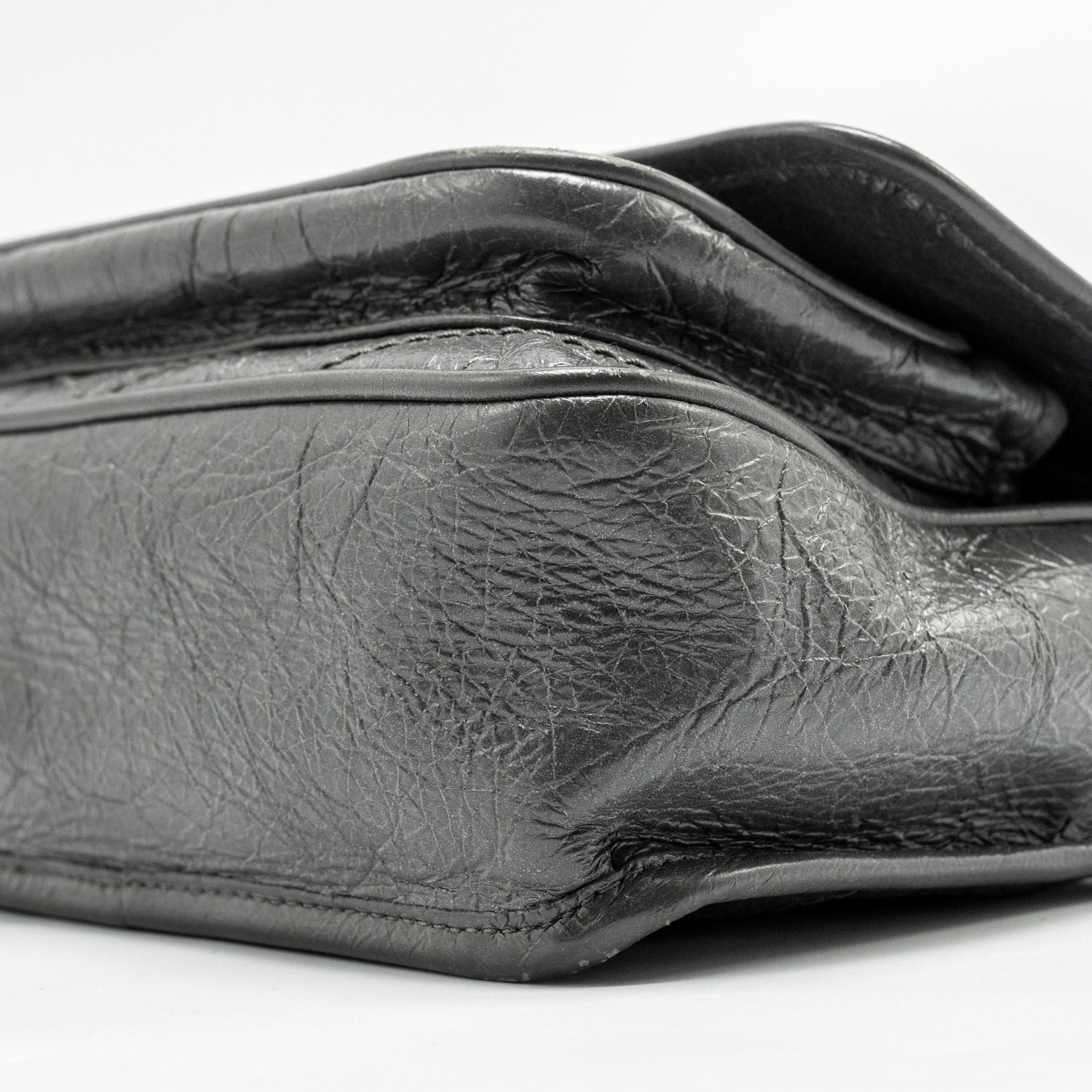 SAINT LAURENT NIKI BABY CALFSKIN GREY SHW