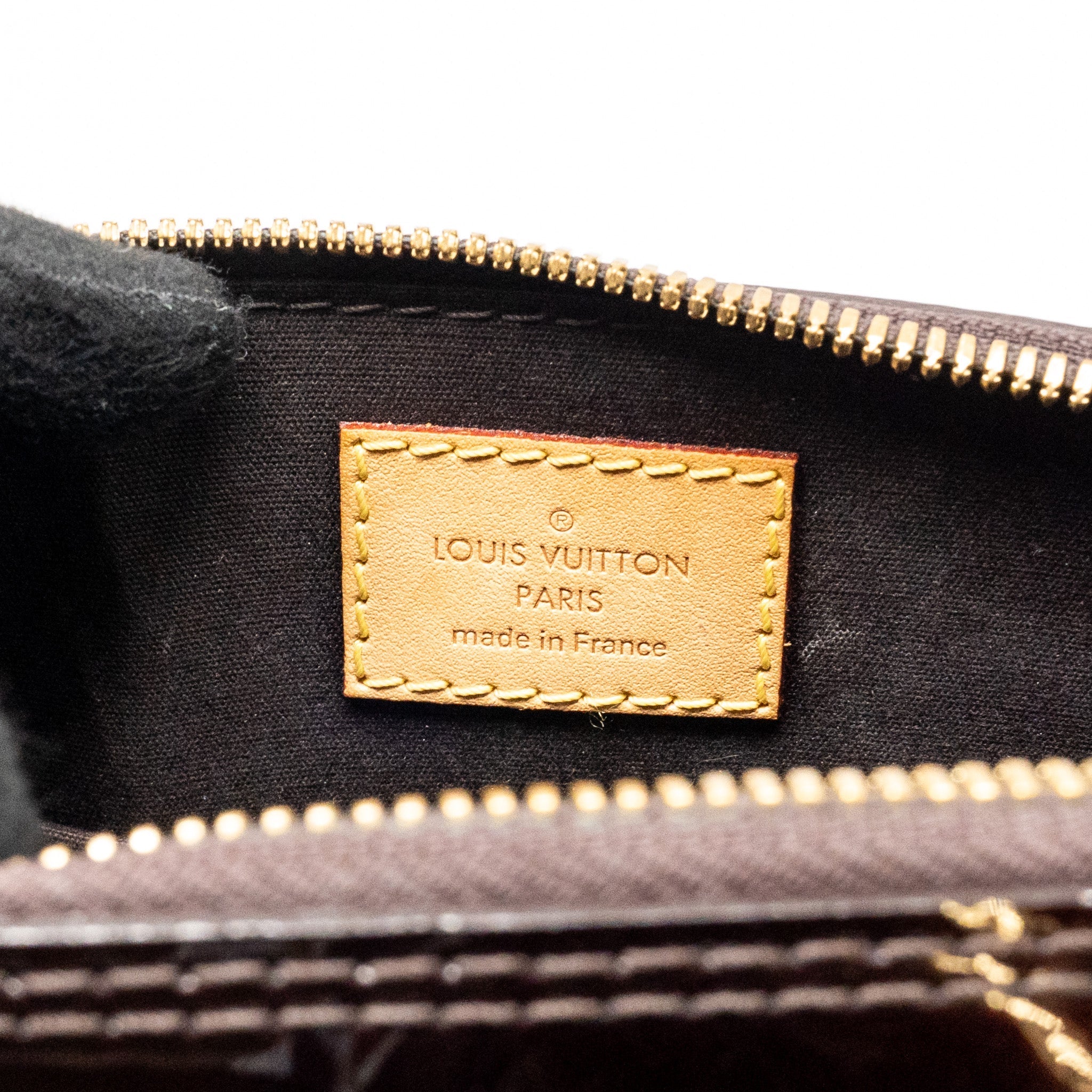 LOUIS VUITTON ALMA BB PATENT LEATHER AMATANTE GHW