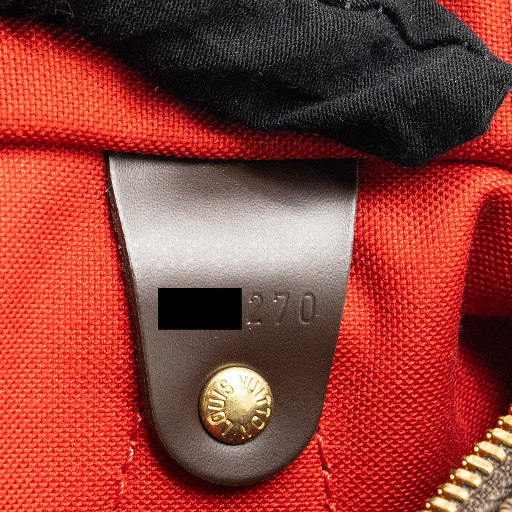 LOUIS VUITTON SPEEDY BANDOULIERE 25 DAMIER EBENE CANVAS GHW