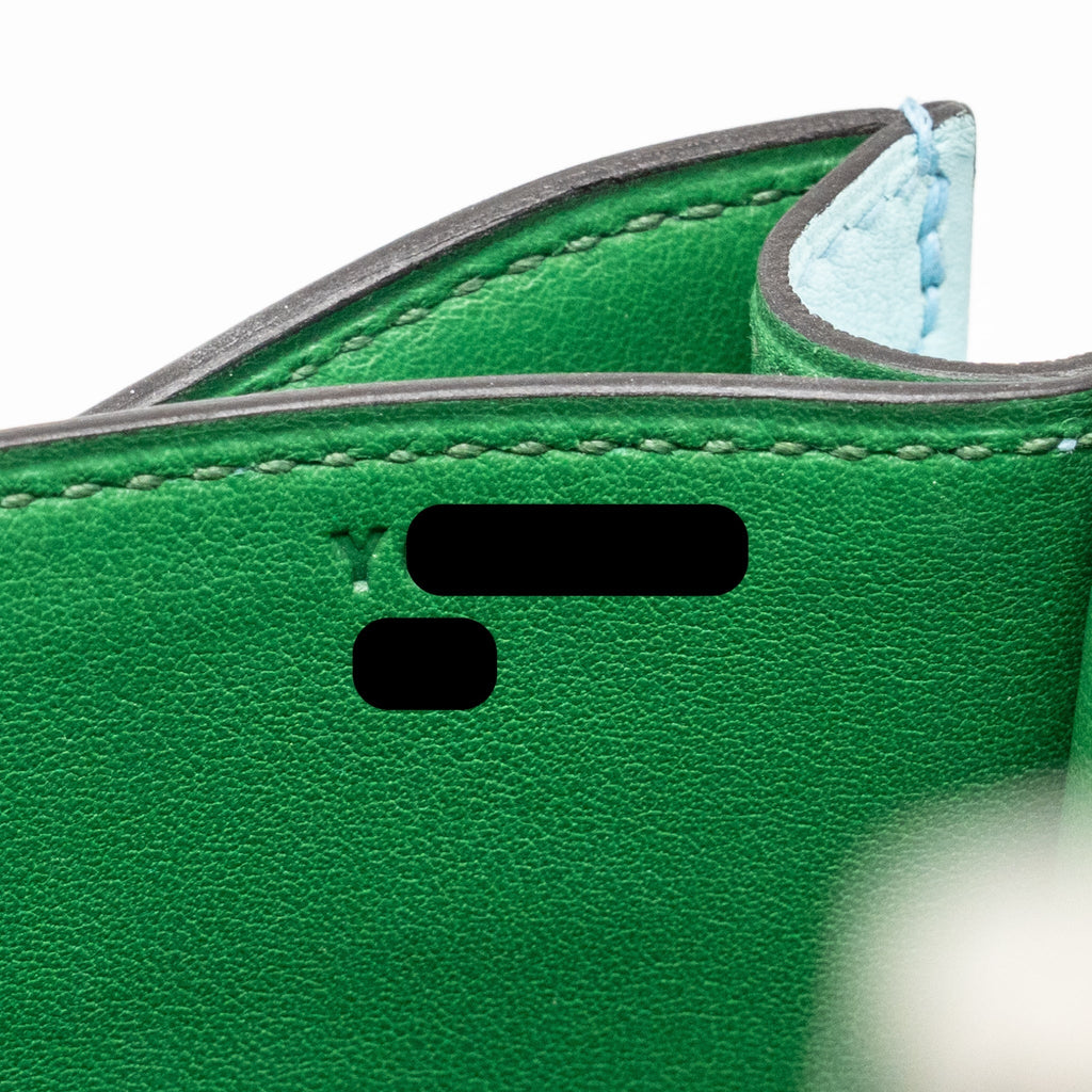 HERMES MINI CONSTANCE SWIFT BLUE ZEPHYR / CACTUS SHW