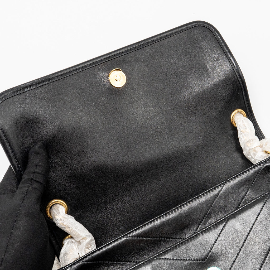 SAINT LAURENT MEDIUM NIKI BAG LAMBSKIN BLACK GHW