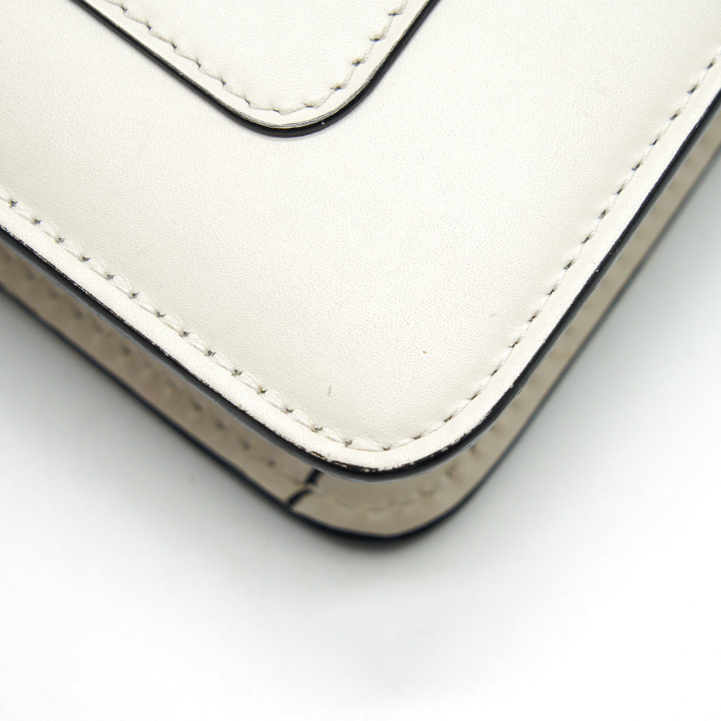BVLGARI SERPENTI FOREVER CROSSBODY BAG WHITE LGHW