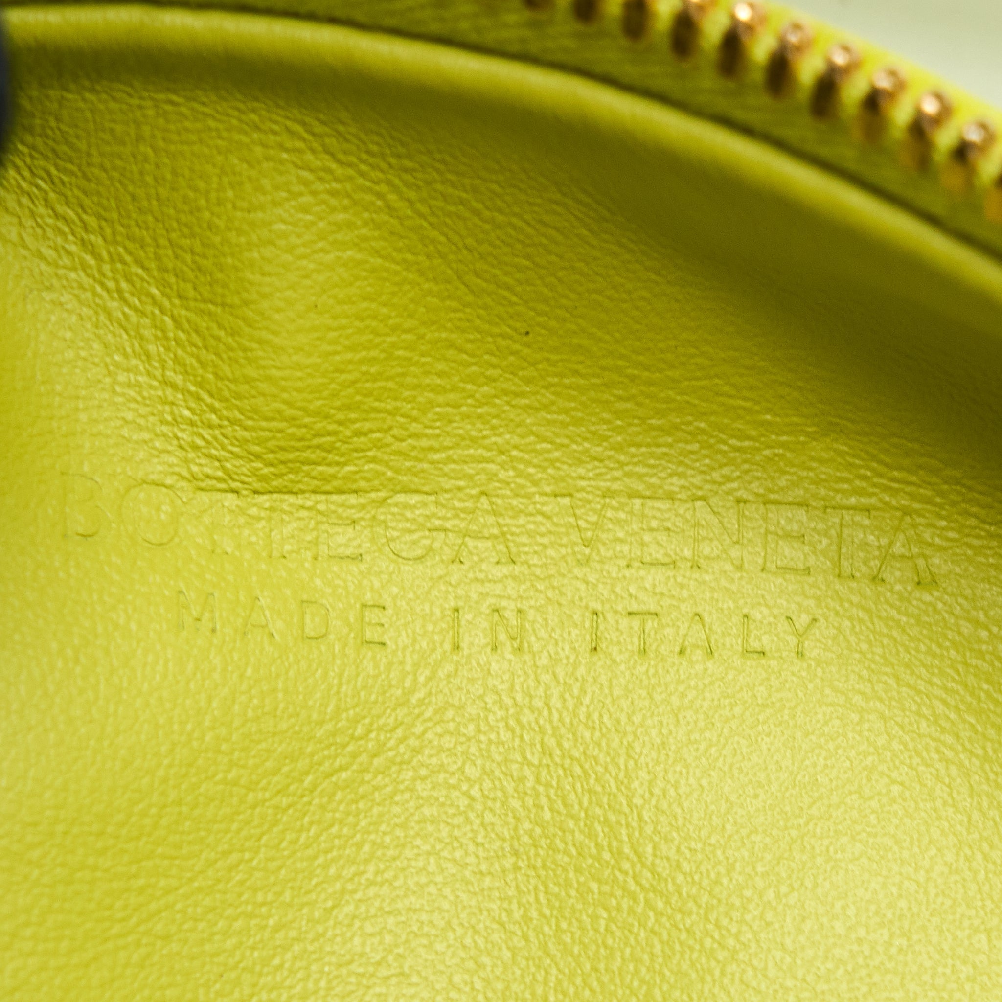 BOTTEGA VENETA MINI JODIE KIWI GHW