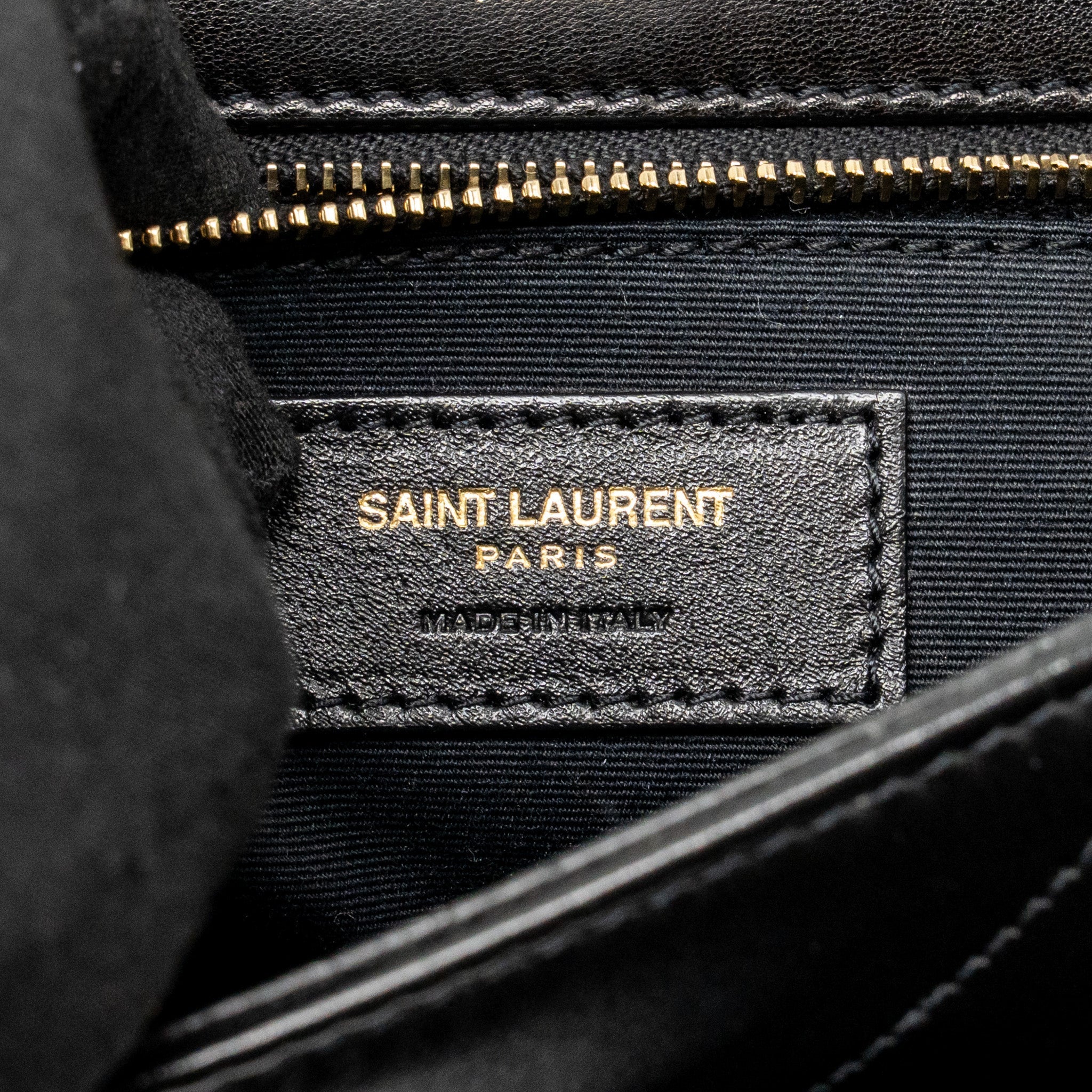 SAINT LAURENT MEDIUM NIKI BAG LAMBSKIN BLACK GHW