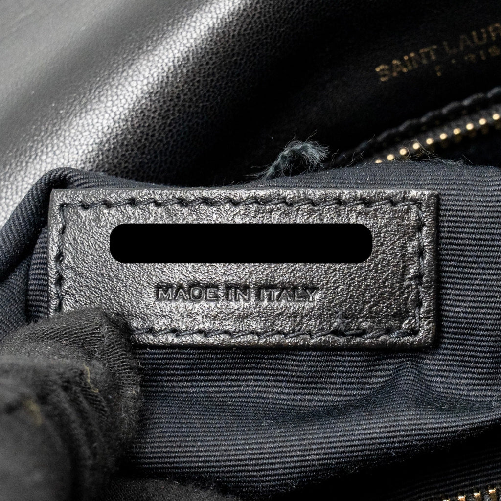 SAINT LAURENT MEDIUM NIKI BAG LAMBSKIN BLACK GHW