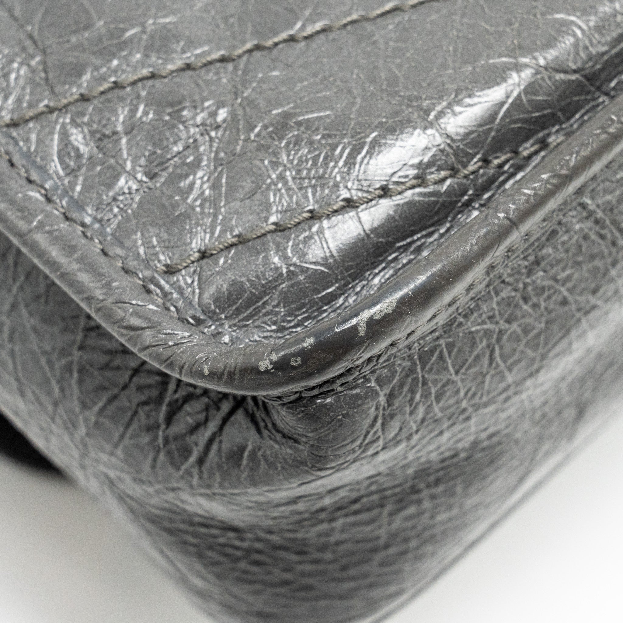 SAINT LAURENT NIKI BABY CALFSKIN GREY SHW