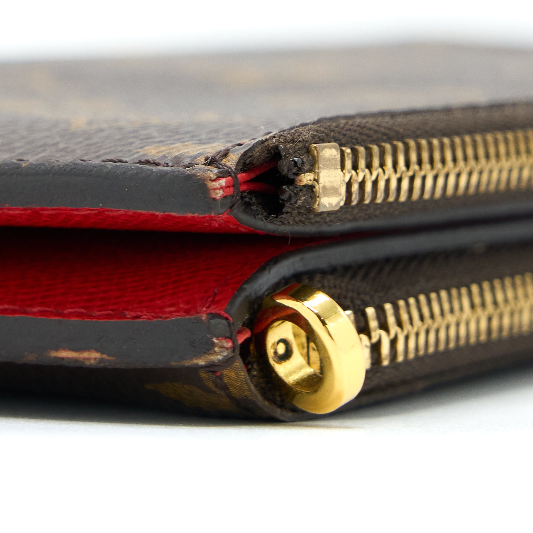 LOUIS VUITTON DOUBLE ZIPPER WALLET MONOGRAM CANVAS GHW