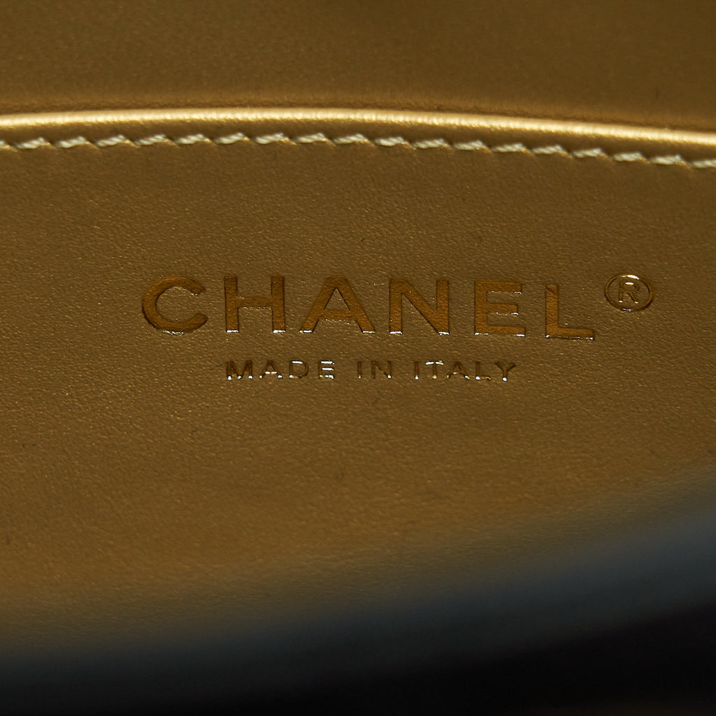 CHANEL 22S PEARL CRUSH HOBO BAG LAMBSKIN BLACK GHW (MICROCHIP)