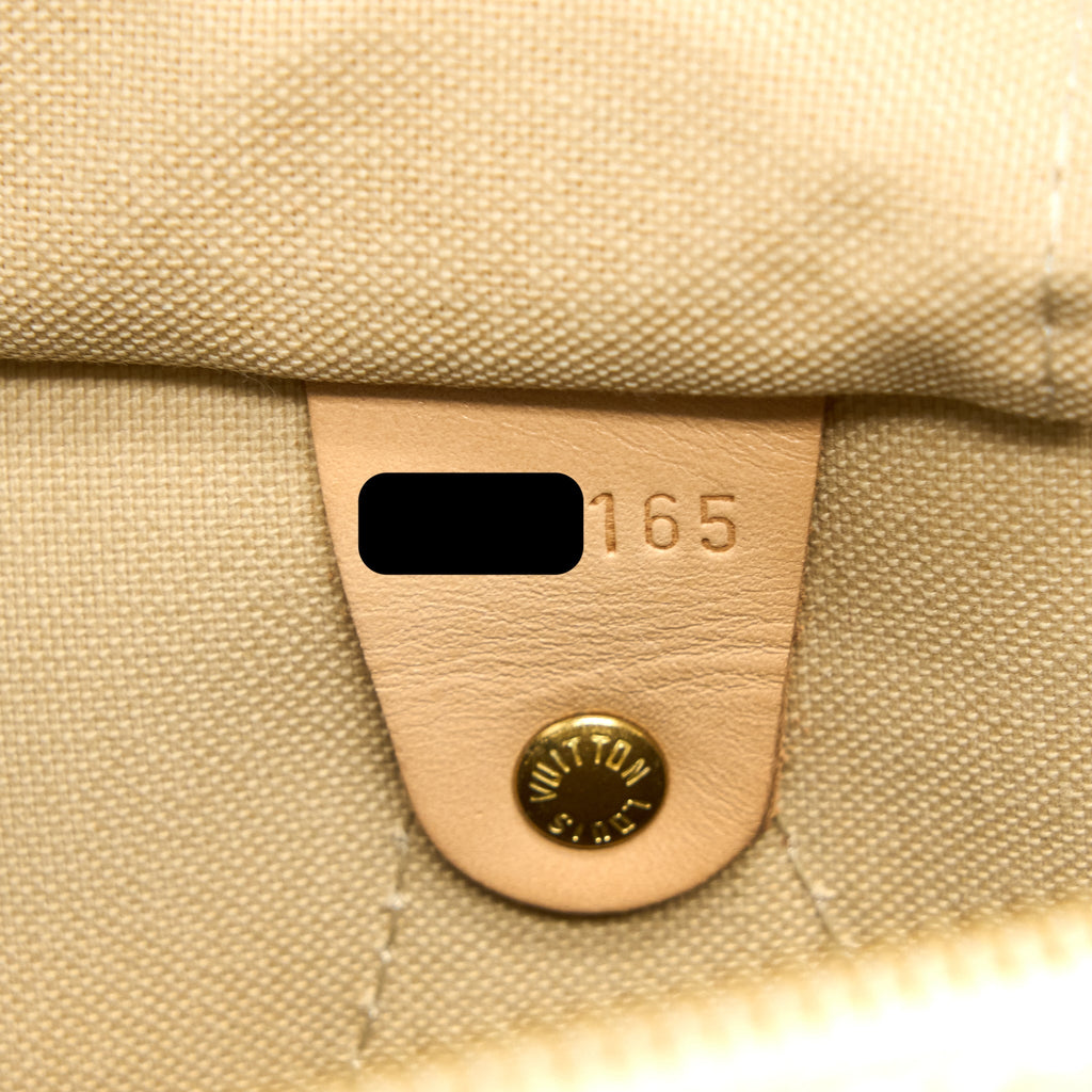 LOUIS VUITTON SPEEDY 30 DAMIER AZUR CANVAS GHW