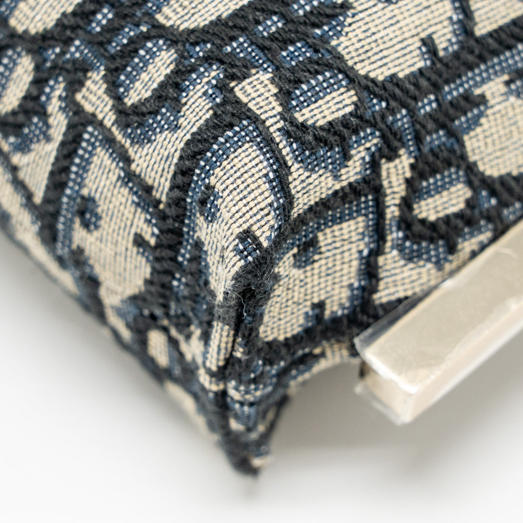 DIOR CLUB BAG BLUE OBLIQUE CANVAS LGHW