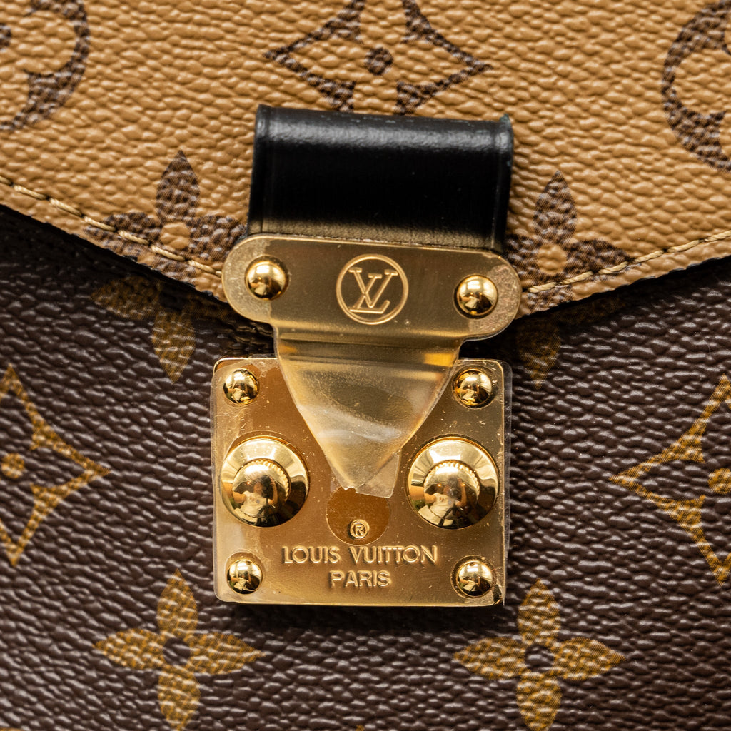 LOUIS VUITTON POCHETTE MÉTIS MONOGRAM REVERSE CANVAS GHW