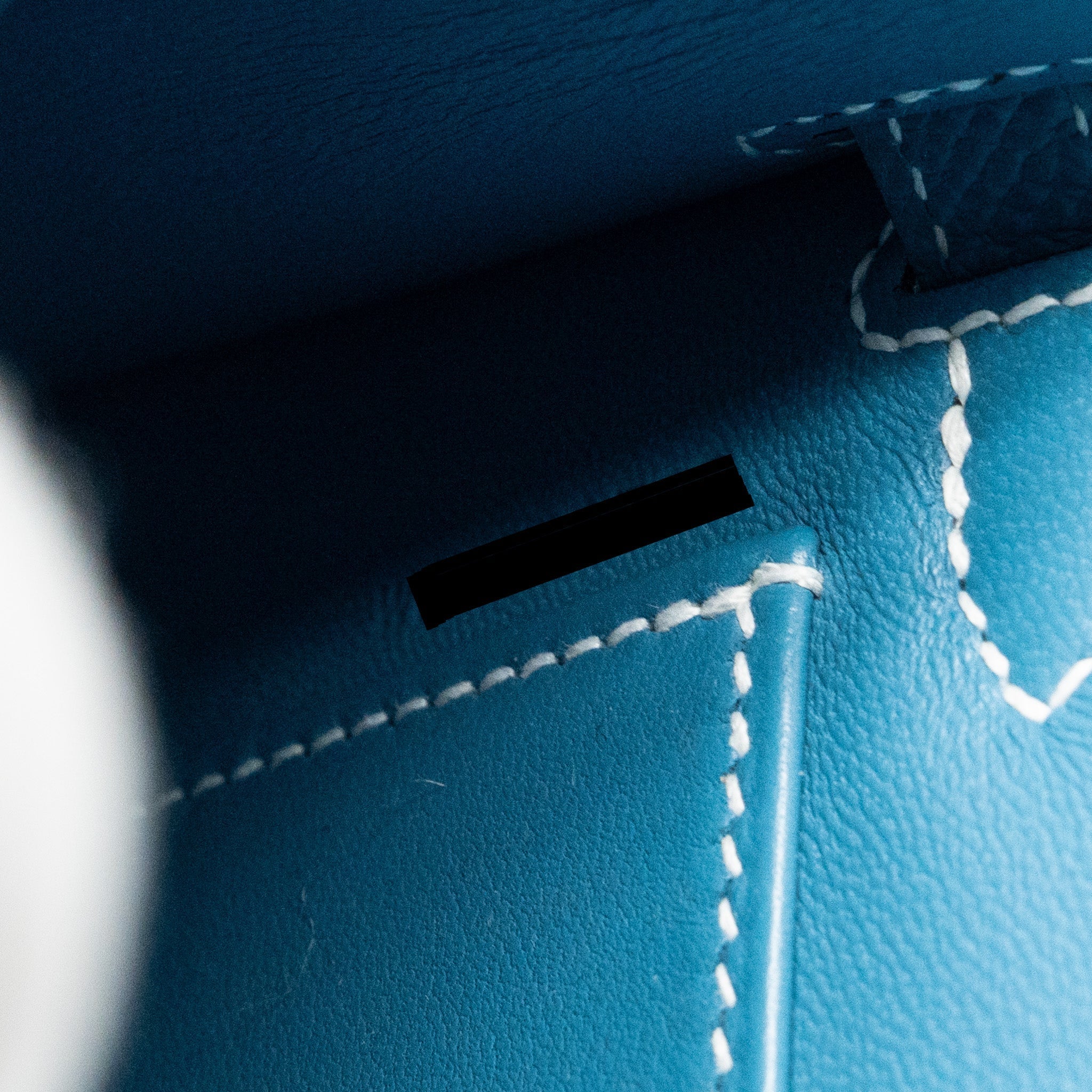 HERMES MINI KELLY II EPSOM NEW BLUE JEAN SHW