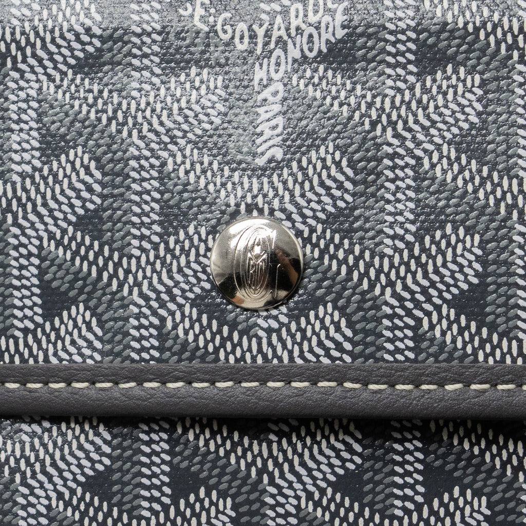 GOYARD SAINT LOUIS PM TOTE BAG GOYARDINE CANVAS GREY SHW