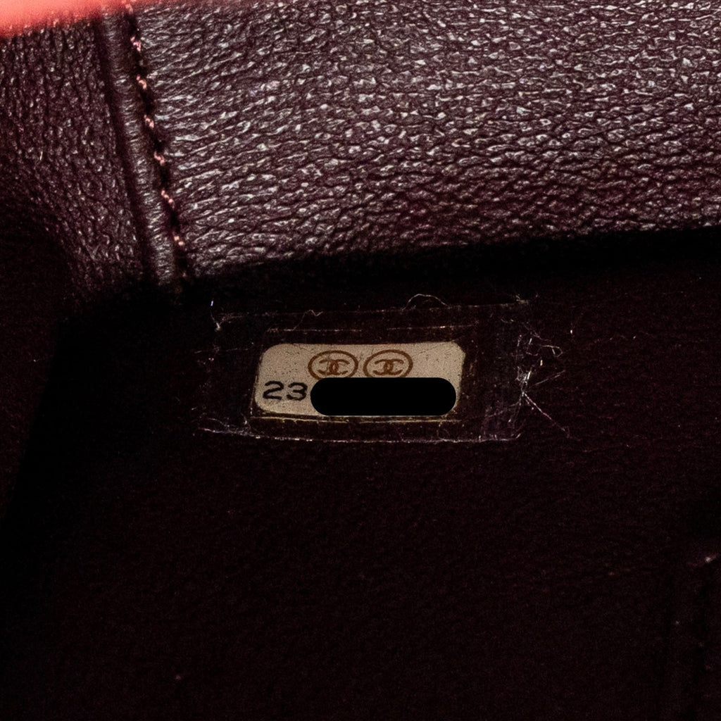 CHANEL LARGE BUSINESS AFFINITY CAVIAR RED LGHW