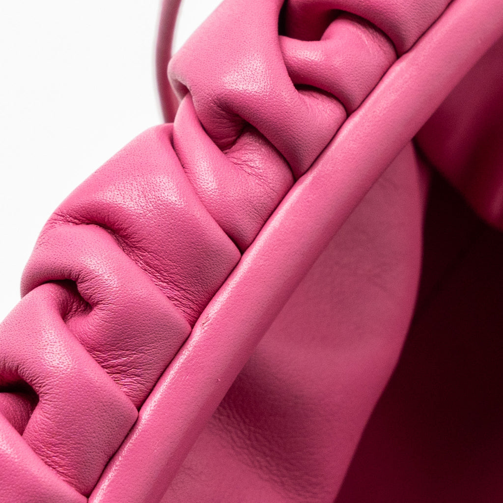BOTTEGA VENETA MINI POUCH CALFSKIN PINK SHW