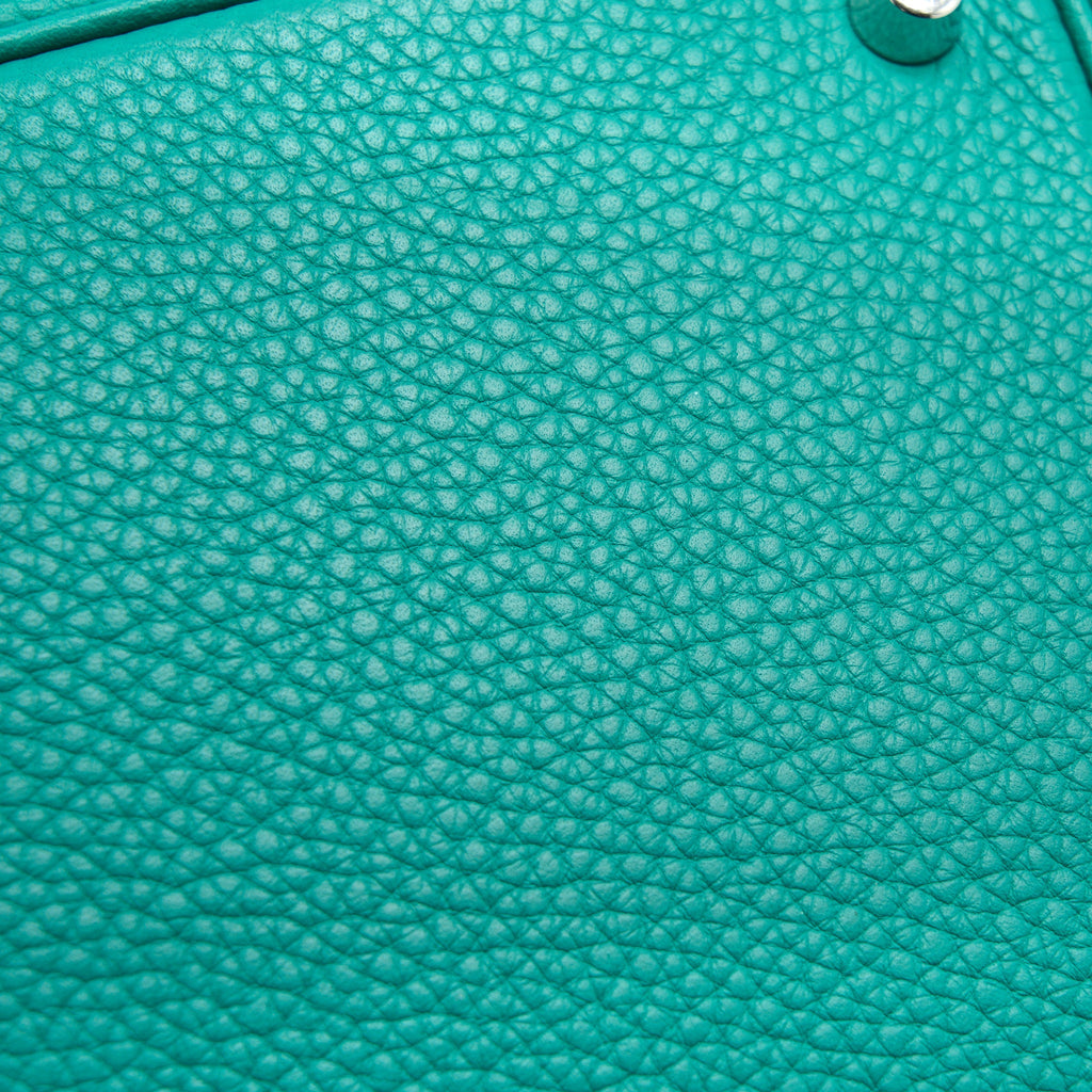 HERMES PICOTIN 18 LOCK BAG CLEMENCE VERT VERTIGO SHW