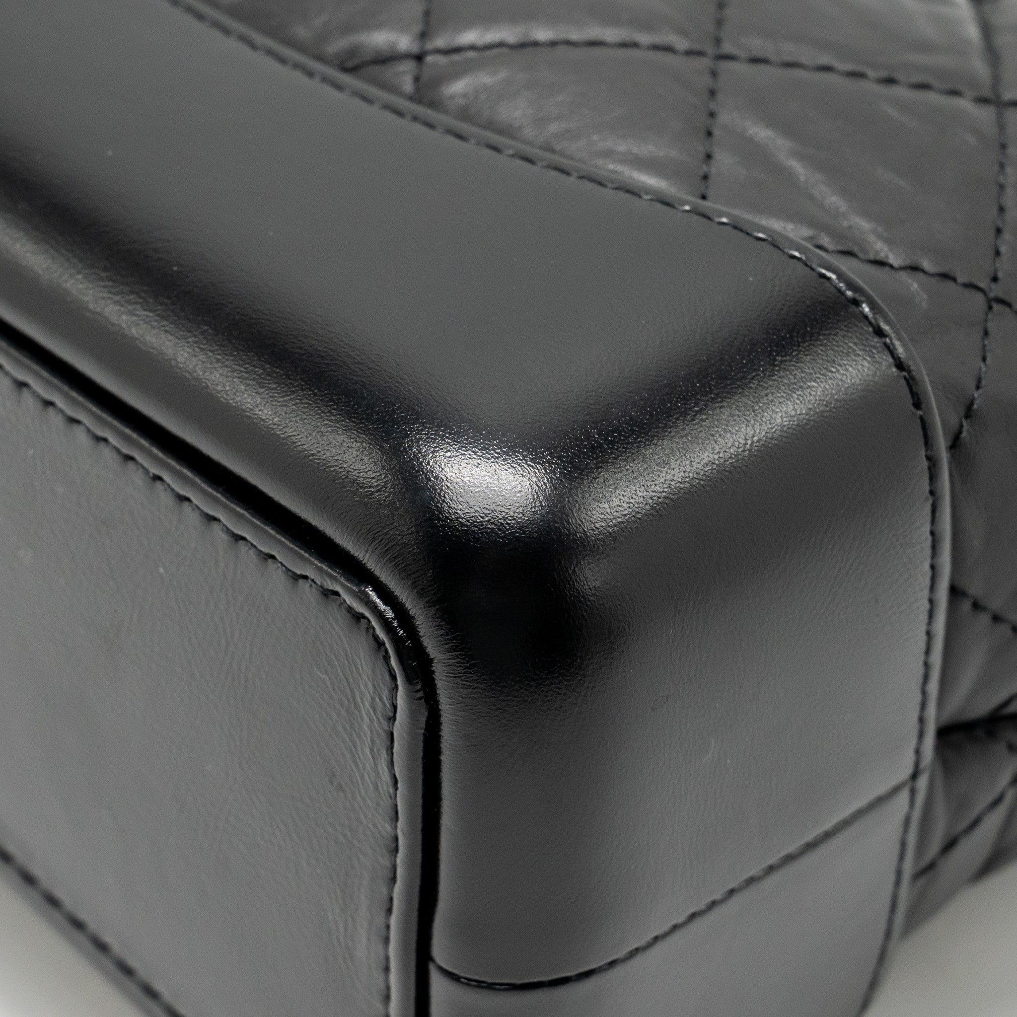 CHANEL SMALL GABRIELLE BACKPACK CALFSKIN BLACK MULTICOLOUR HARDWARE (MICROCHIP)