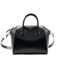 GIVENCHY SMALL ANTIGONA TOTE BAG BOX CALFSKIN BLACK SHW