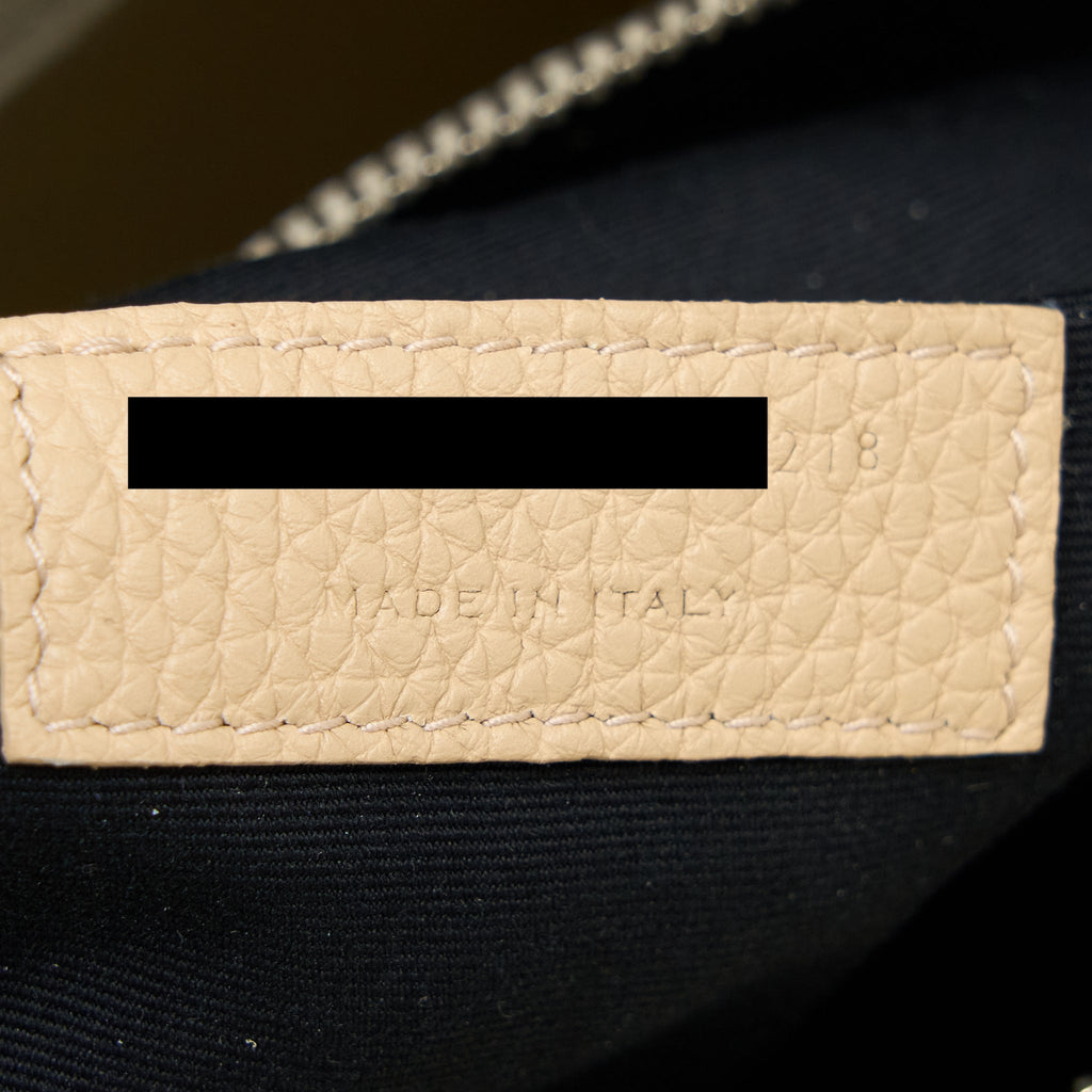 SAINT LAURENT SAC DE JOUR TOTE BAG CALFSKIN WHITE SHW