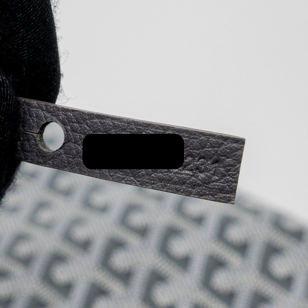 GOYARD SAINT LOUIS PM TOTE BAG GOYARDINE CANVAS GREY SHW