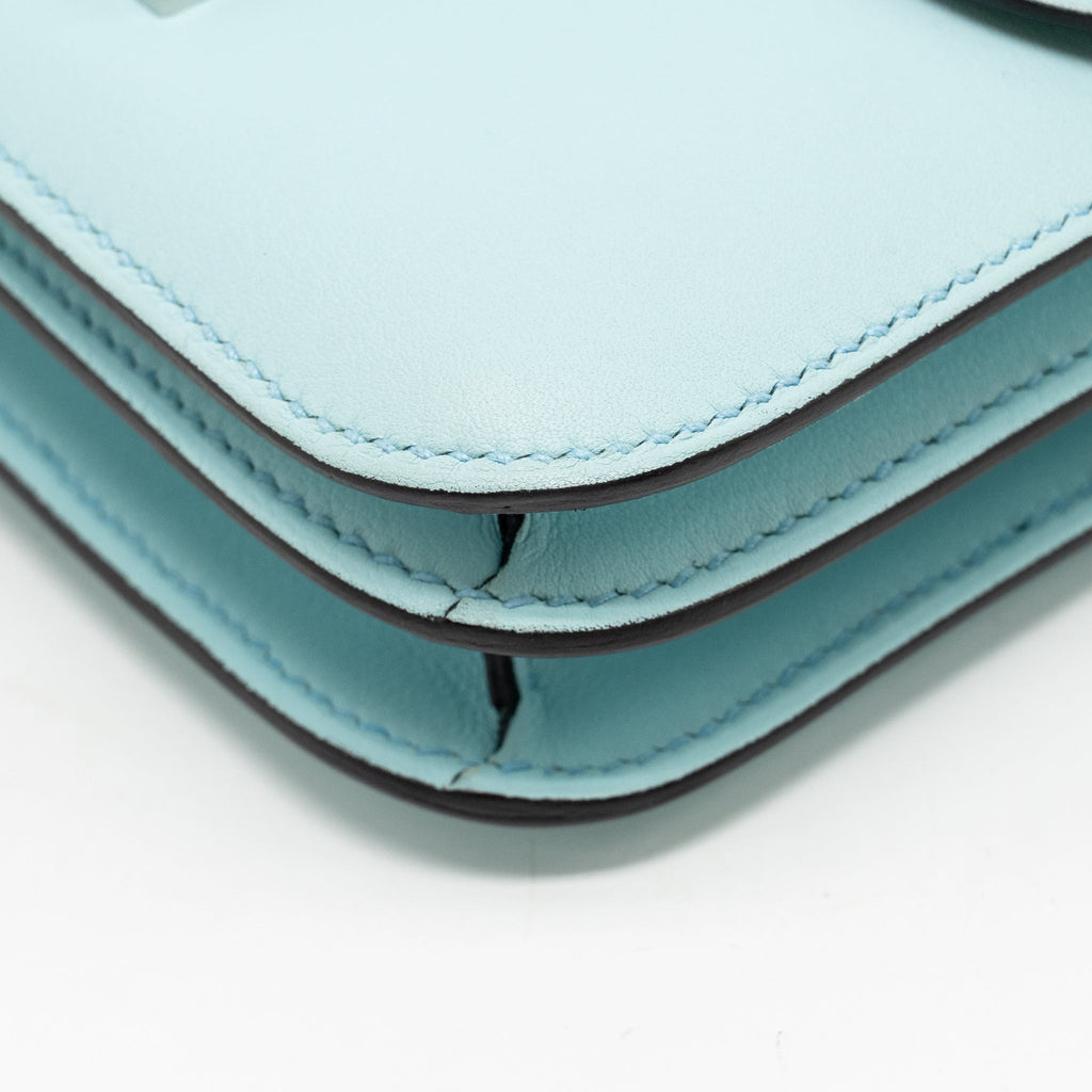 HERMES MINI CONSTANCE SWIFT BLUE ZEPHYR/CACTUS SHW