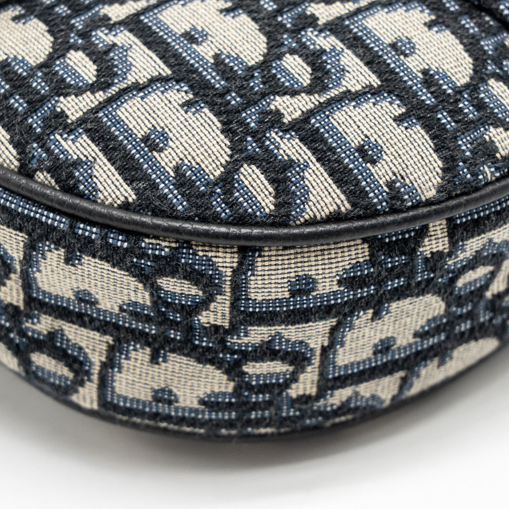 DIOR HOMME SADDLE BAG OBLIQUE JACQUARD MULTICOLOURED HARDWARE