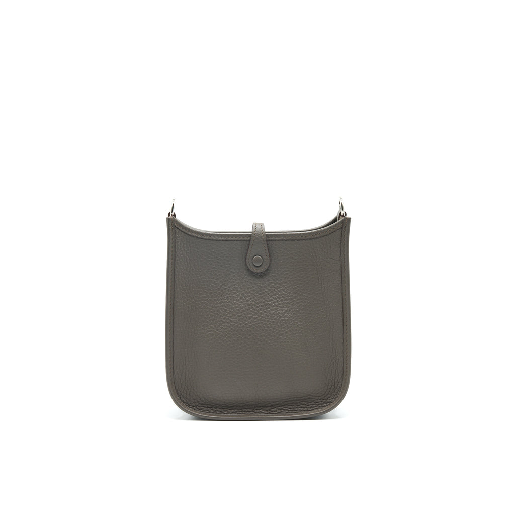 HERMES MINI EVELYNE GRIS ETAIN SHW