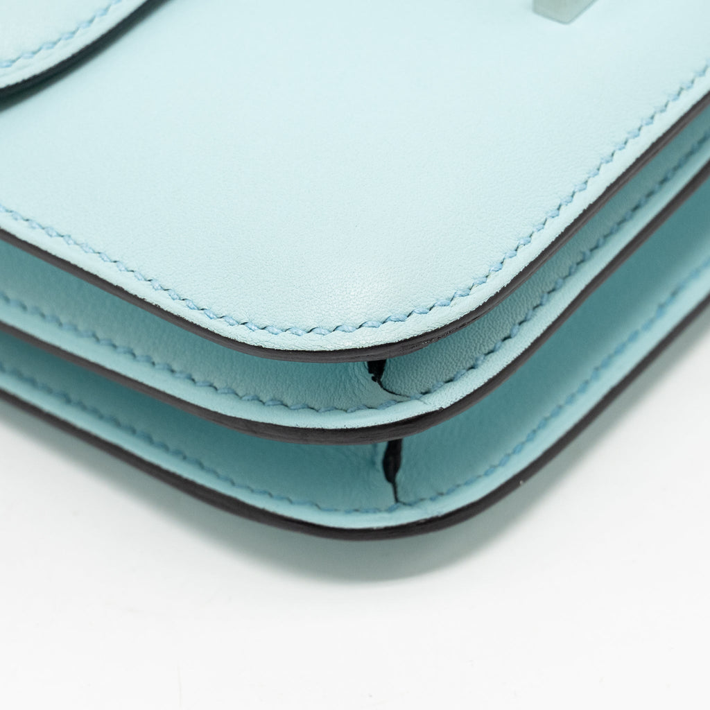 HERMES MINI CONSTANCE SWIFT BLUE ZEPHYR / CACTUS SHW