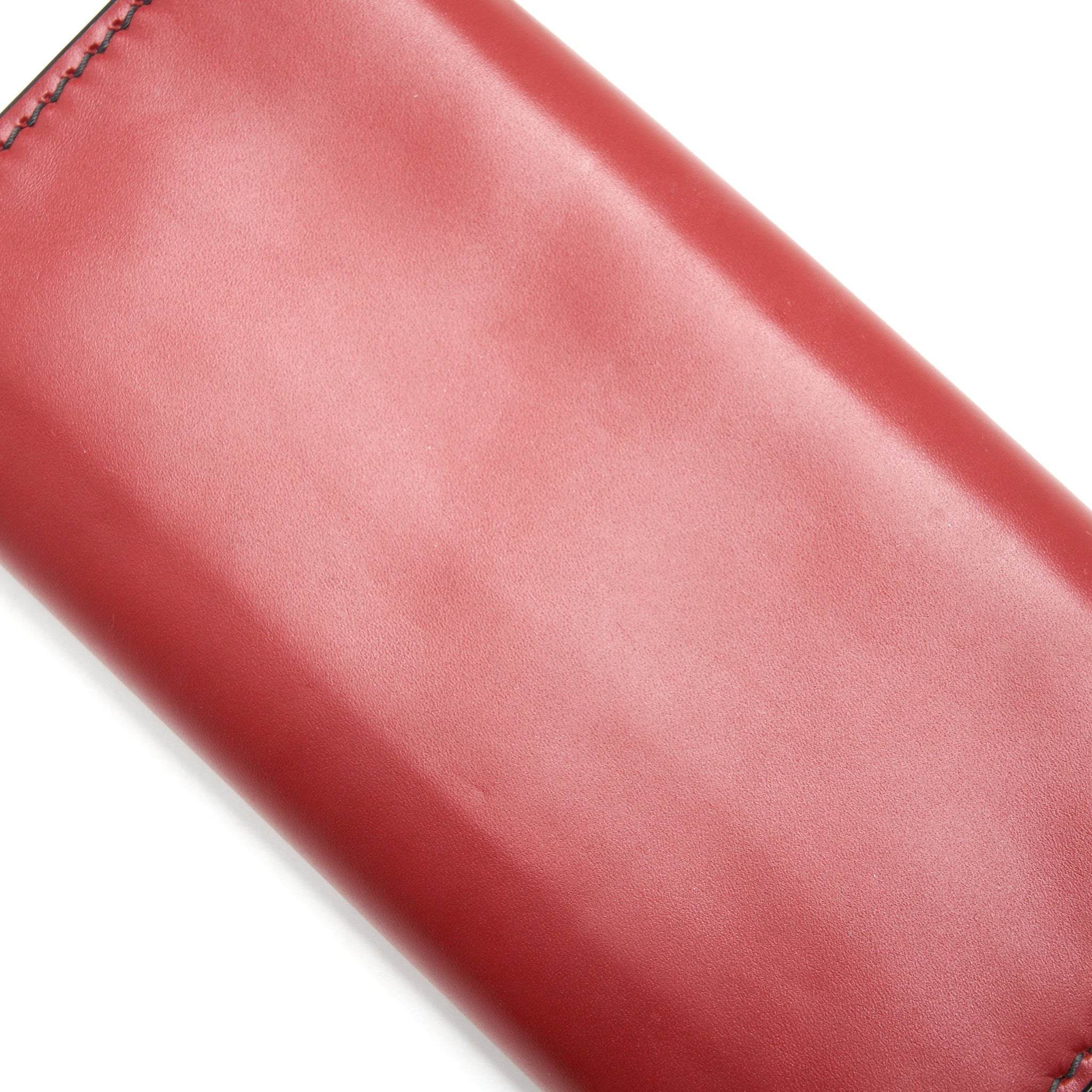 DIOR J'ADIOR SMALL LONG WALLET ON CHAIN RED WITH GHW