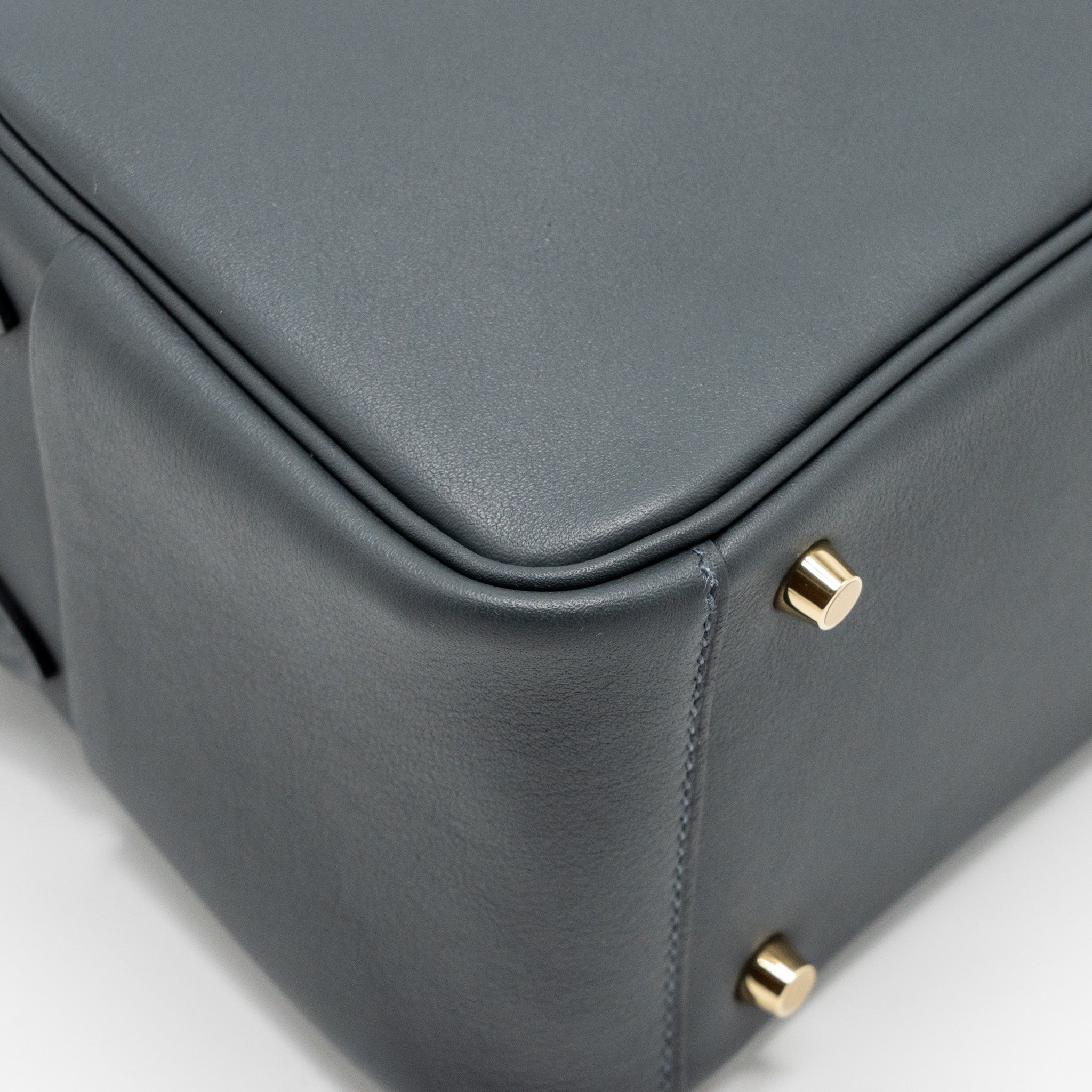 HERMES MINI LINDY II SWIFT GRIS MISTY / BLACK LGHW