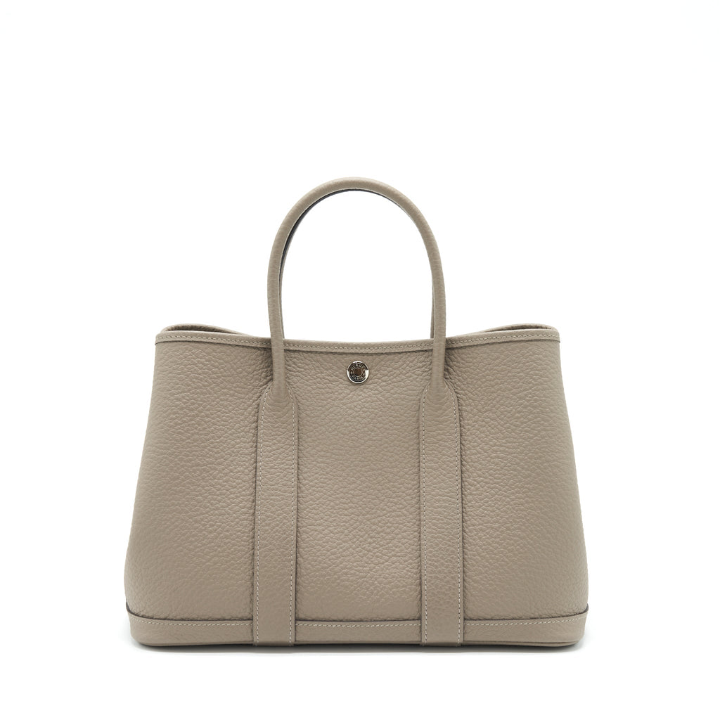 HERMES GARDEN PARTY 30 COUNTRY M8 GRIS ASPHALT SHW