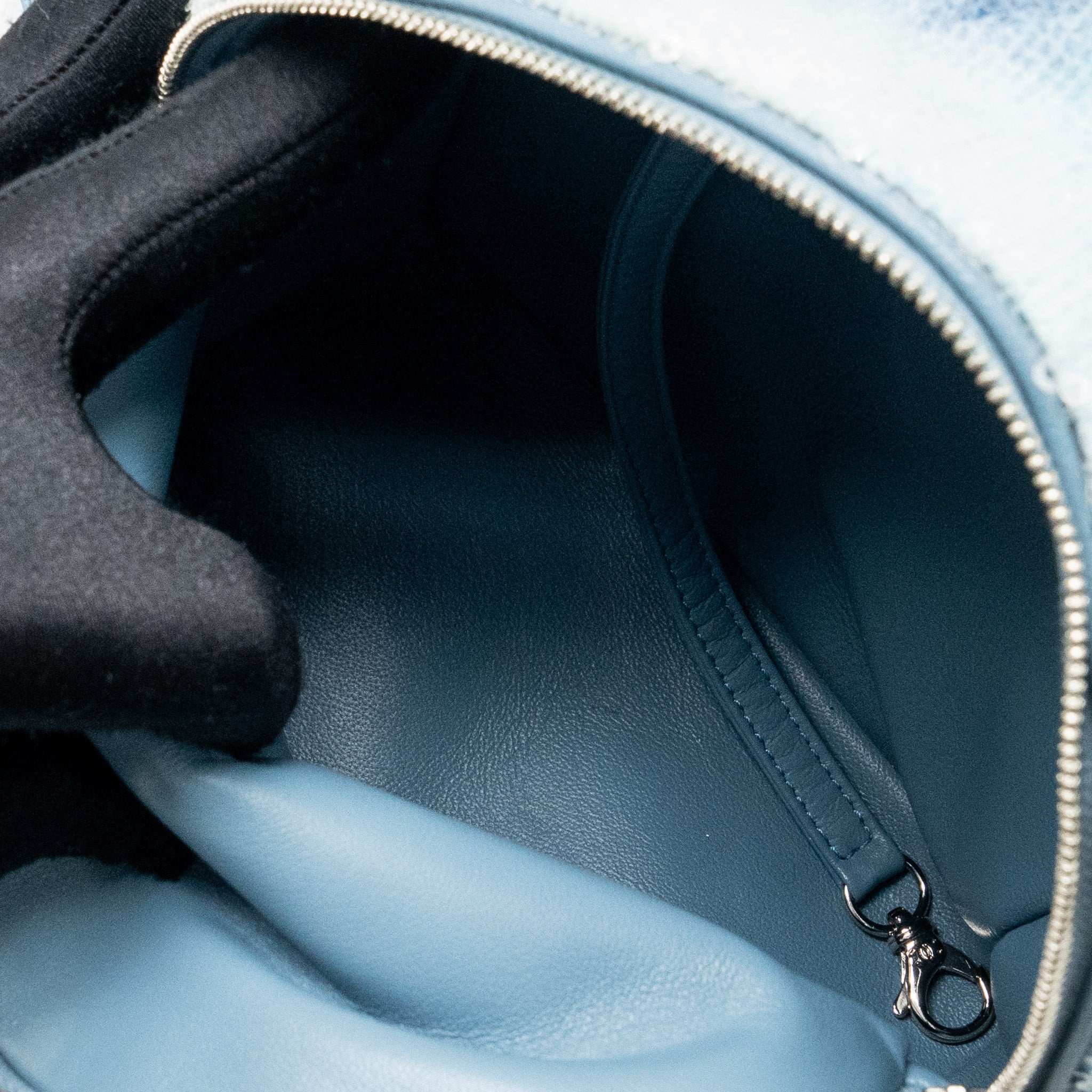 CHANEL MINI BACKPACK SEQUINS MULTICOLOUR BLUE SHW