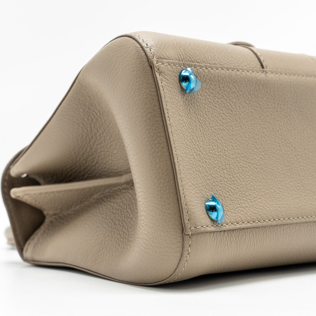 DELVAUX MINI BRILLANT BAG CALFSKIN GREY SHW