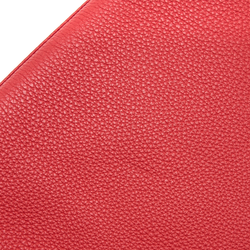 HERMES KELLY 25 TOGO Q5 ROUGE CASAQUE GHW