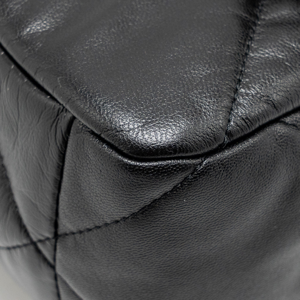 CHANEL LARGE 19 BAG GOATSKIN BLACK GHW