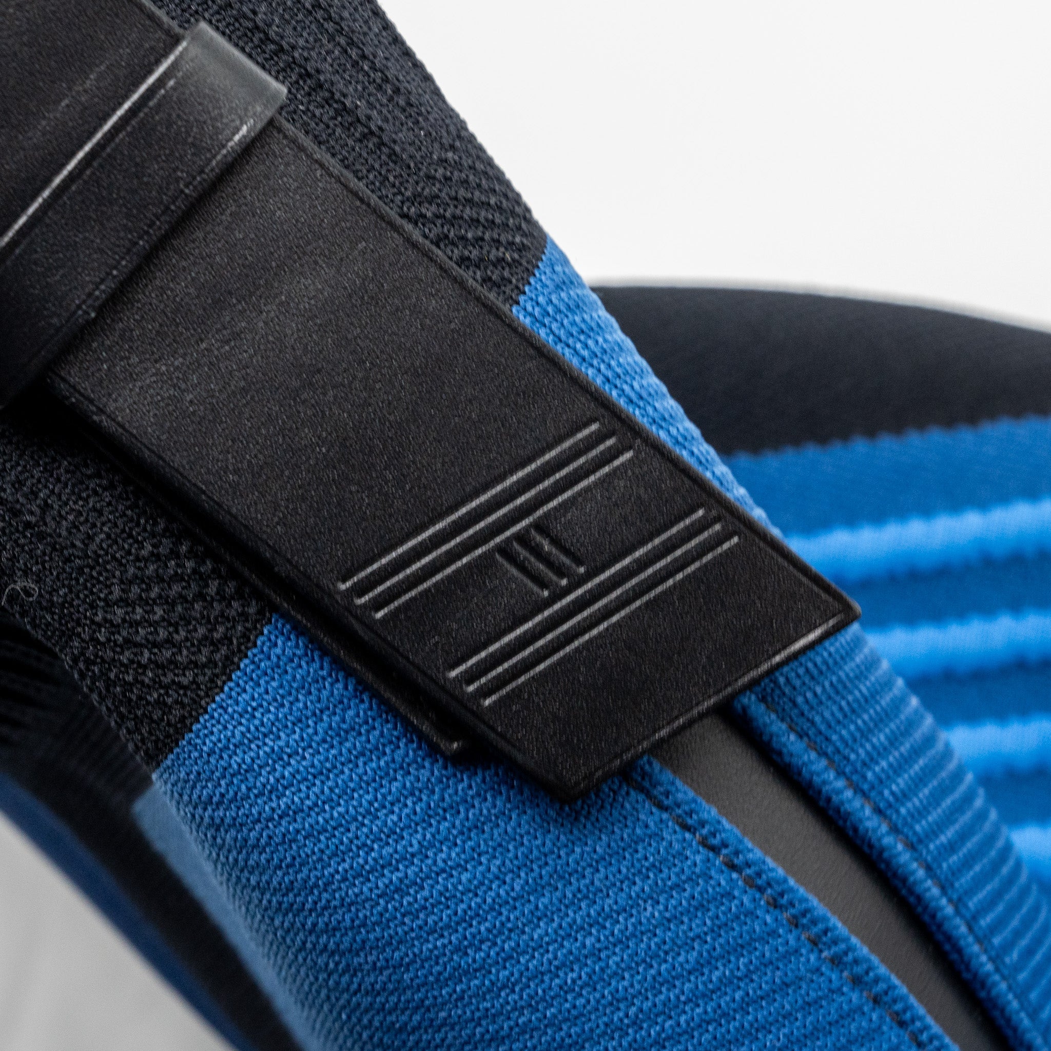 HERMES ETRIVIERE MM SHOULDER BAG FABRIC / HUNTER LEATHER BLUE/ BLACK WITH SHW