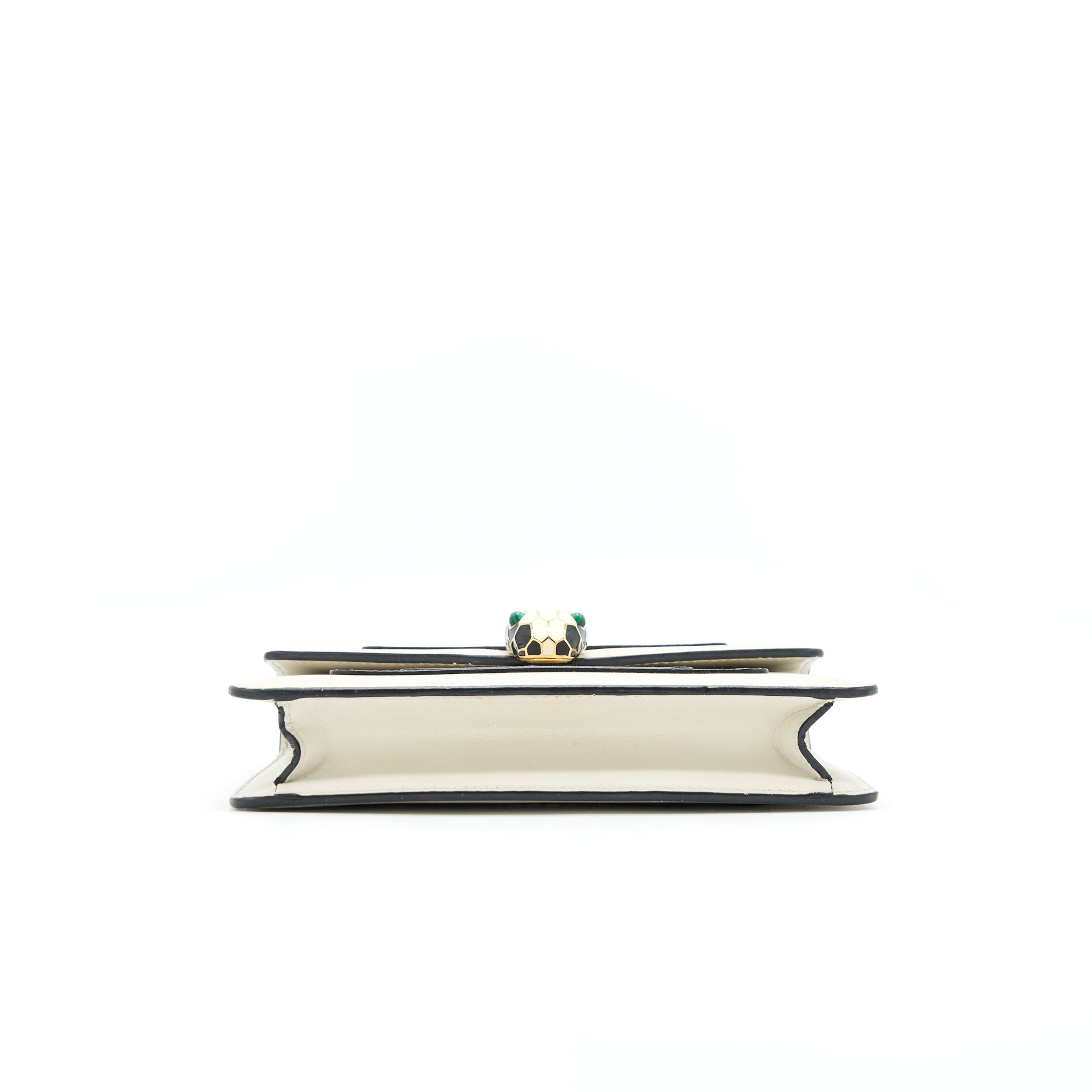 BVLGARI SERPENTI FOREVER CROSSBODY BAG WHITE LGHW