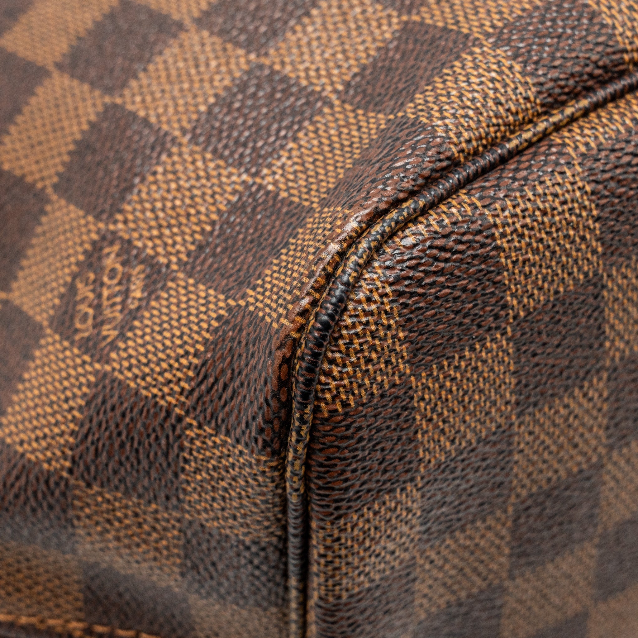 LOUIS VUITTON NEVERFULL MM DAMIER EBENE CANVAS GHW